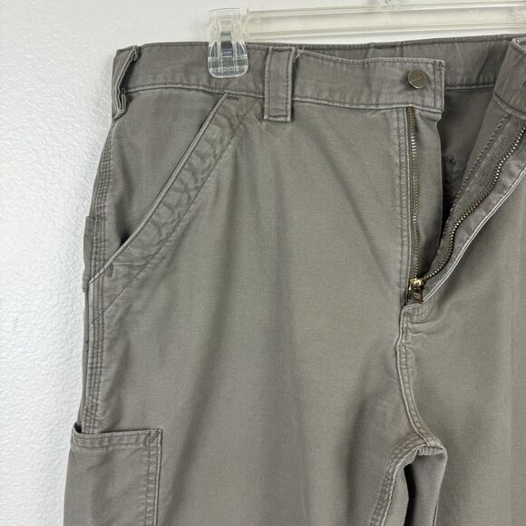 Carhartt B151 Loose Fit Canvas Utility Work Pant Carpenter Light Brown 36x30 - Picture 4 of 13